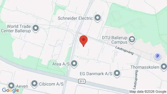 Kontorlokaler til leje i Ballerup - kort over placeringen