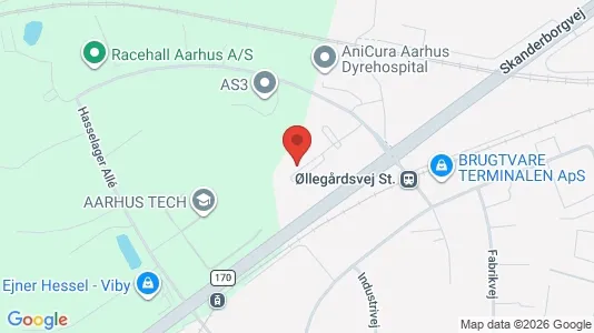 Kontorlokaler til leje i Viby J - kort over placeringen