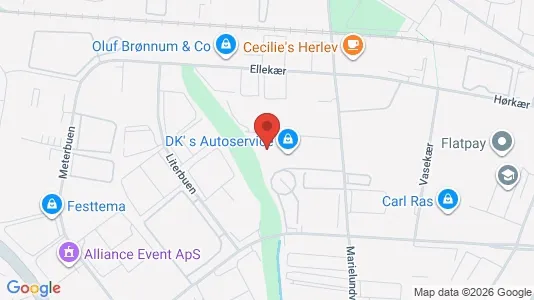 Kontorlokaler til leje i Herlev - kort over placeringen