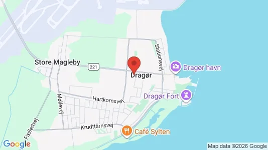 Kontorlokaler til leje i Dragør - kort over placeringen