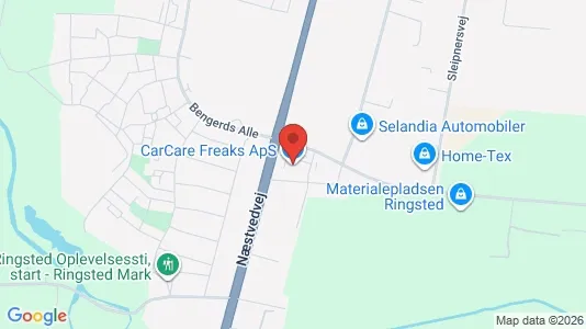 Kontorlokaler til salg i Ringsted - kort over placeringen
