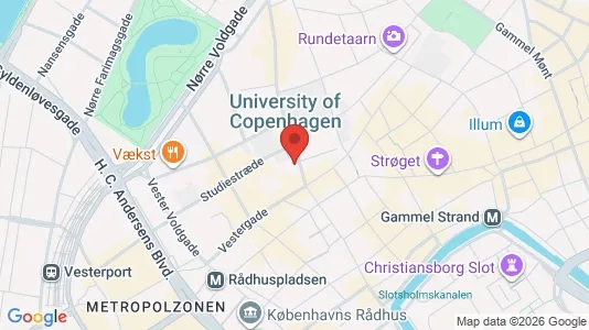 Erhvervslejemål til leje i København K - kort over placeringen