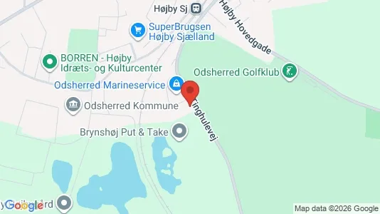 Lagerlokaler til salg i Højby - kort over placeringen