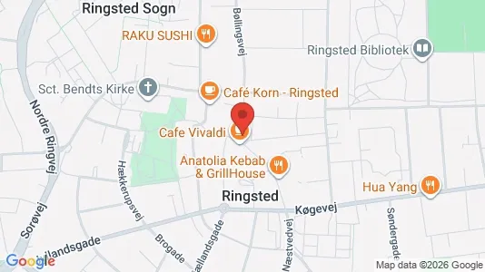 Erhvervslejemål til salg i Ringsted - kort over placeringen