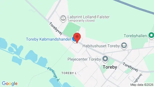 Erhvervslejemål til salg i Toreby L - kort over placeringen