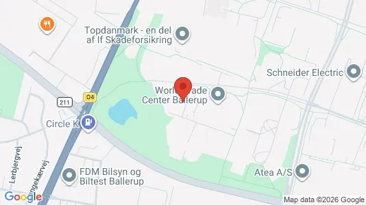 Kontorlokaler til leje i Ballerup - kort over placeringen