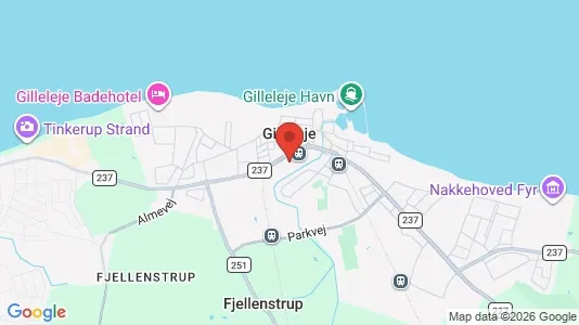 Restaurantlokaler til leje i Gilleleje - Foto fra Google Street View