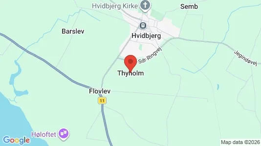 Hoteller til salg i Thyholm - kort over placeringen