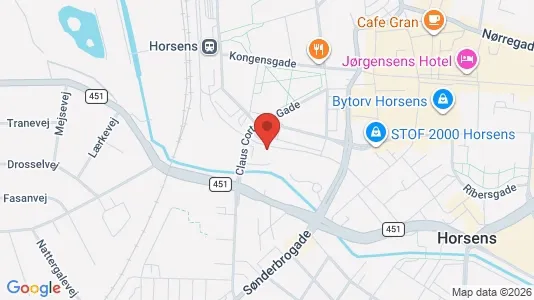 Kontorlokaler til leje i Horsens - Foto fra Google Street View