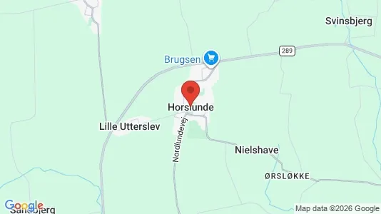 Hoteller til salg i Horslunde - kort over placeringen