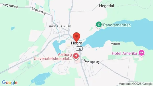 Erhvervslejemål til leje i Hobro - Foto fra Google Street View