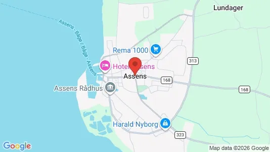 Erhvervslejemål til leje i Assens - Foto fra Google Street View