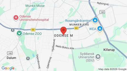 Erhvervslejemål til leje i Odense M - Foto fra Google Street View