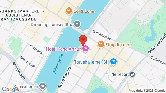 Kontorlokaler til leje i København K - kort over placeringen