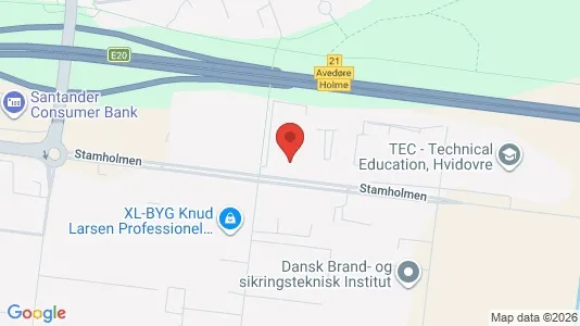 Lagerlokaler til leje i Hvidovre - Foto fra Google Street View