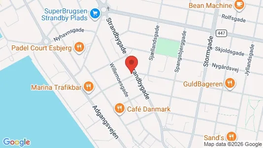 Erhvervslejemål til leje i Esbjerg Centrum - Foto fra Google Street View