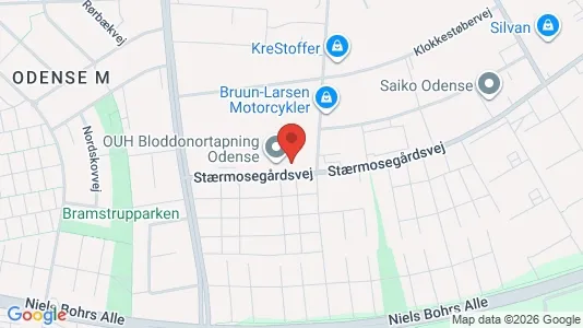 Erhvervslejemål til leje i Odense M - Foto fra Google Street View