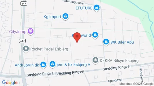 Erhvervslejemål til leje i Esbjerg V - Foto fra Google Street View