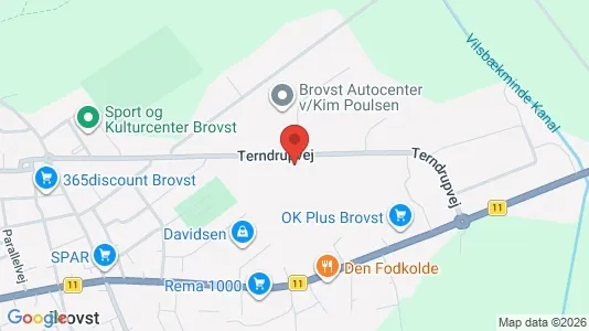 Lagerlokaler til leje i Brovst - Foto fra Google Street View