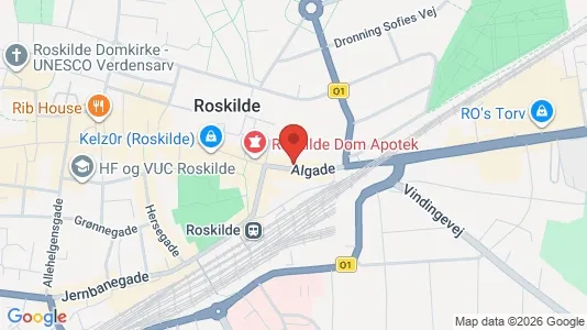 Erhvervslejemål til leje i Roskilde - Foto fra Google Street View