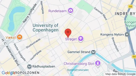 Erhvervslejemål til leje i København K - kort over placeringen