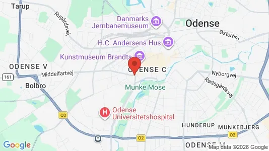 Erhvervslejemål til leje i Vesterbro - kort over placeringen