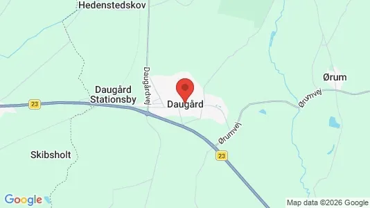 Erhvervslejemål til leje i Daugård - Foto fra Google Street View
