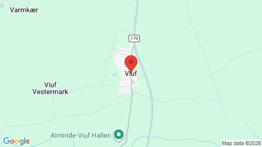 Erhvervslejemål til leje i Viuf - Foto fra Google Street View