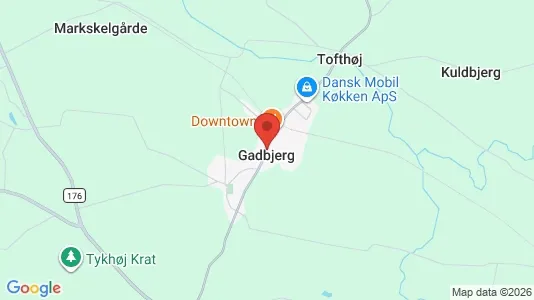 Erhvervslejemål til leje i Gadbjerg - Foto fra Google Street View