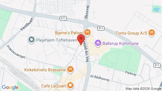 Kontorlokaler til leje i Ballerup - kort over placeringen