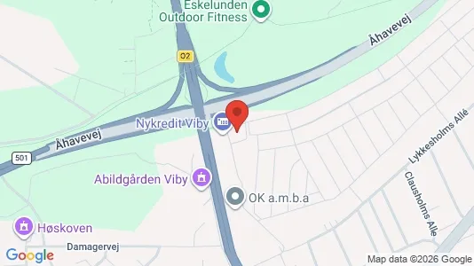 Kontorlokaler til leje i Viby J - kort over placeringen