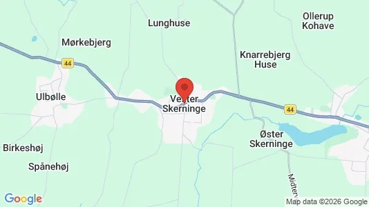 Kontorlokaler til leje i Vester Skerninge - kort over placeringen