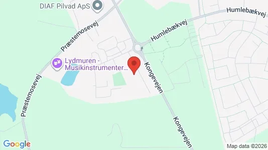 Lagerlokaler til leje i Fredensborg - kort over placeringen