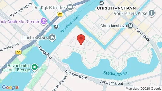 Kontorlokaler til leje i København K - kort over placeringen