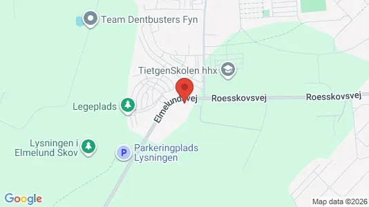 Erhvervsgrunde til salg i Odense V - kort over placeringen