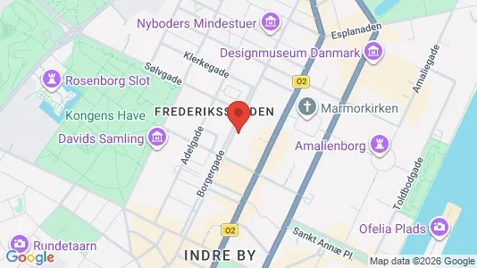 Kontorlokaler til leje i København K - kort over placeringen