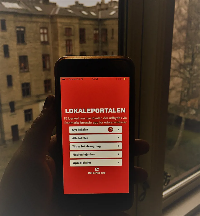 Ny app giver dig besked om nye erhvervslokaler med det samme