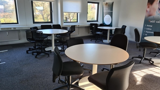 10 - 500 m2 undervisnings-/mødelokale, kontor, virtuelt kontor i Viby J til leje