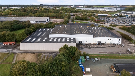6888 m2 lager, produktion i Vejle Centrum til leje