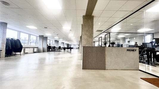 300 m2 kontorfællesskab, kontor i Nørrebro til leje