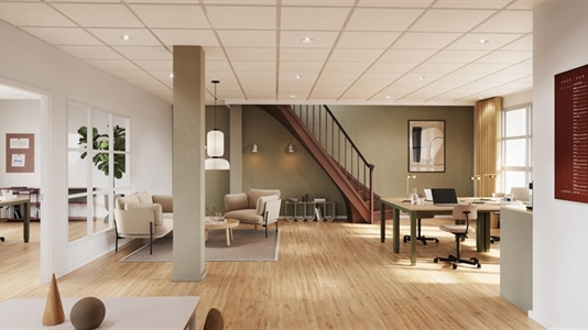 10 - 60 m2 kontorfællesskab i København K til leje