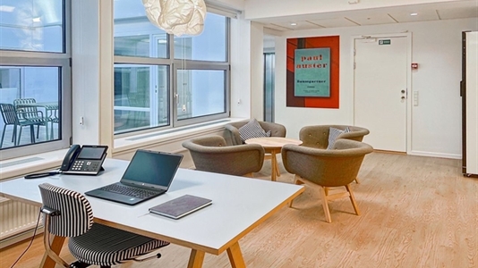10 - 1000 m2 kontorhotel i København K til leje