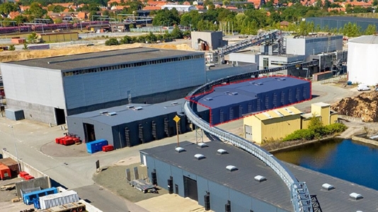 750 m2 lager i Køge til leje