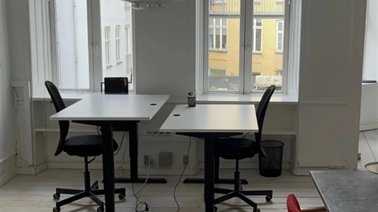 10 m2 kontorfællesskab i København K til leje